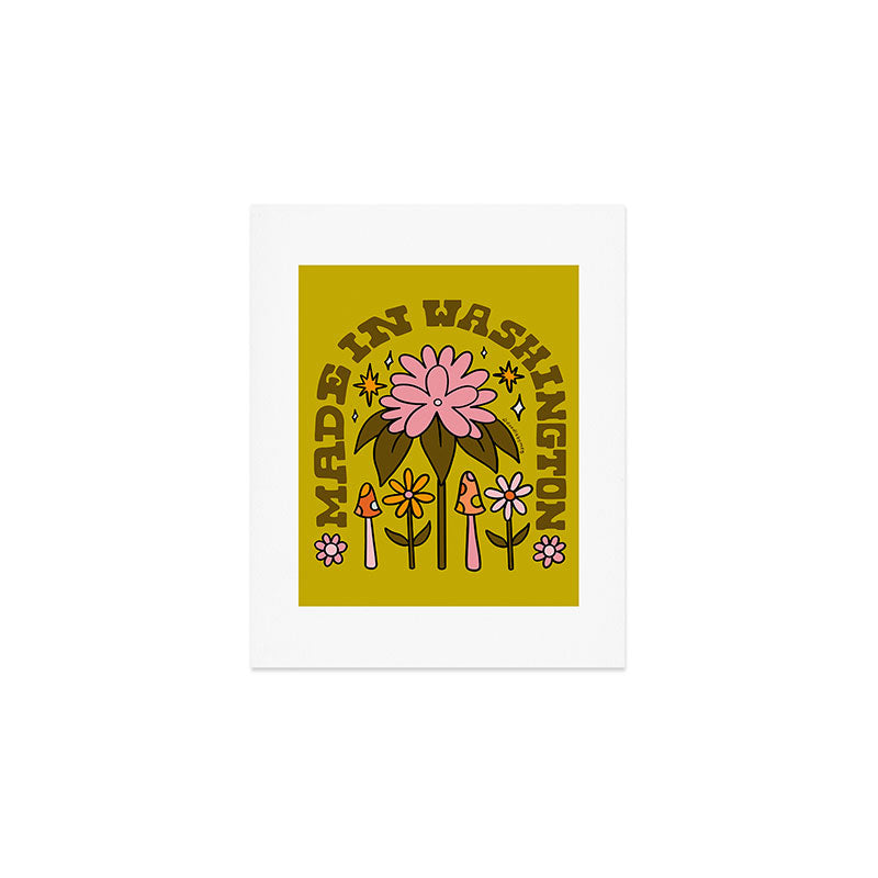 Made In Washington Art Print Gallery Image 1