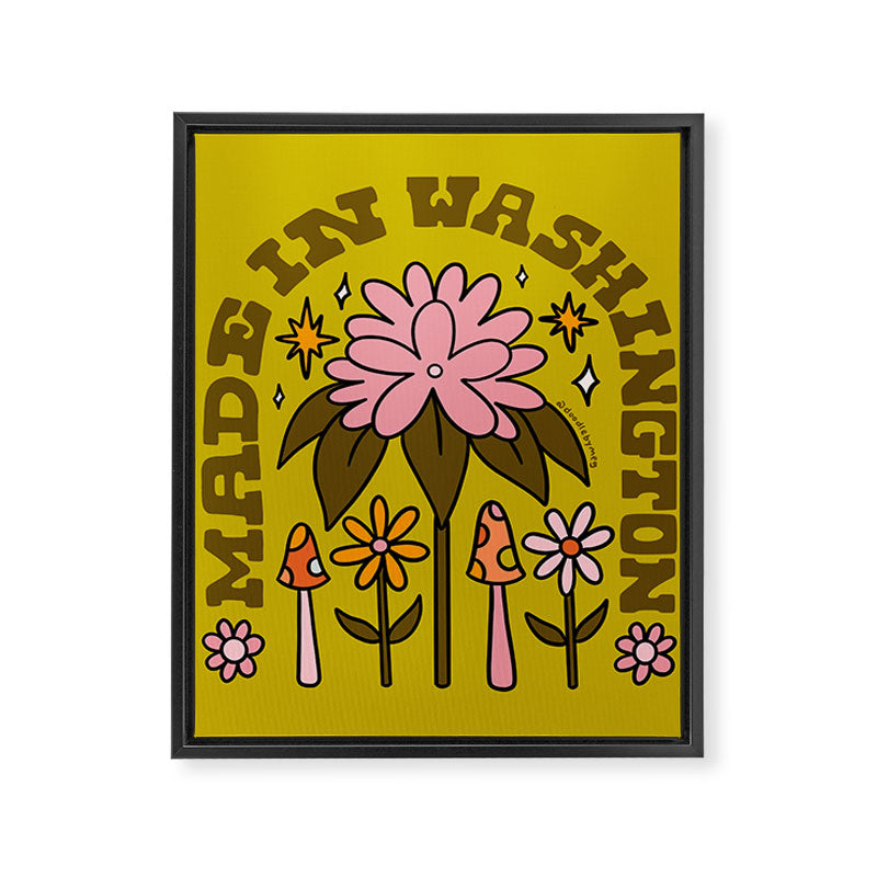 Made In Washington Framed Canvas Print Gallery Image 8