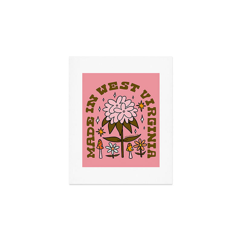 Made In West Virginia Art Print Gallery Image 1