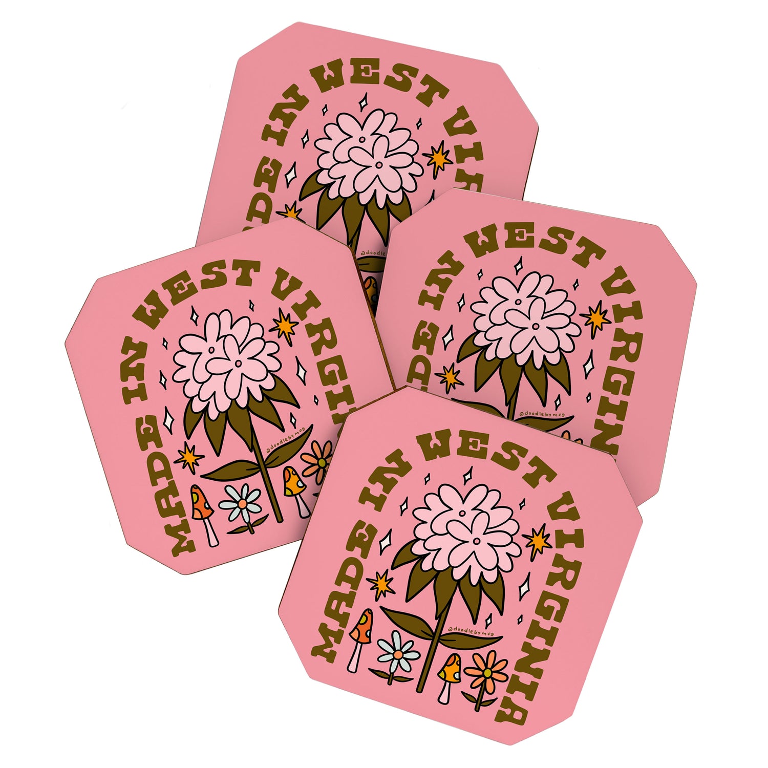 Made In West Virginia Coaster Gallery Image 1