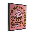 Made In West Virginia Framed Canvas Print Gallery Image 2