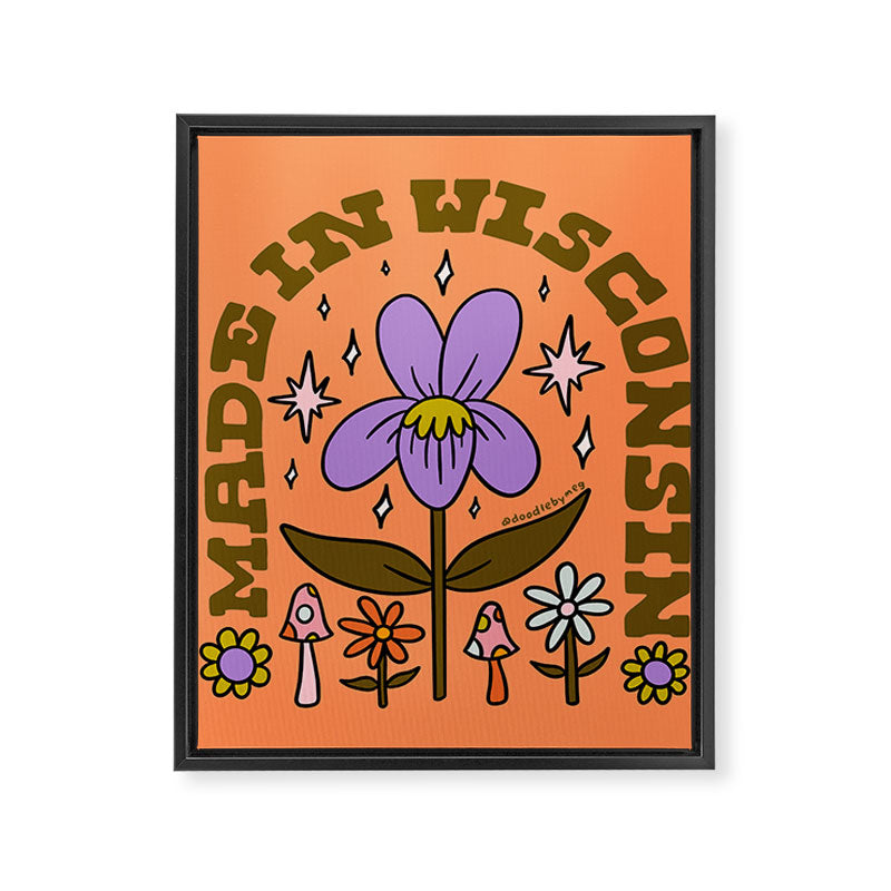 Made In Wisconsin Framed Canvas Print Gallery Image 8
