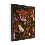 Magic Mushroom Print Framed Canvas Print Gallery Image 2