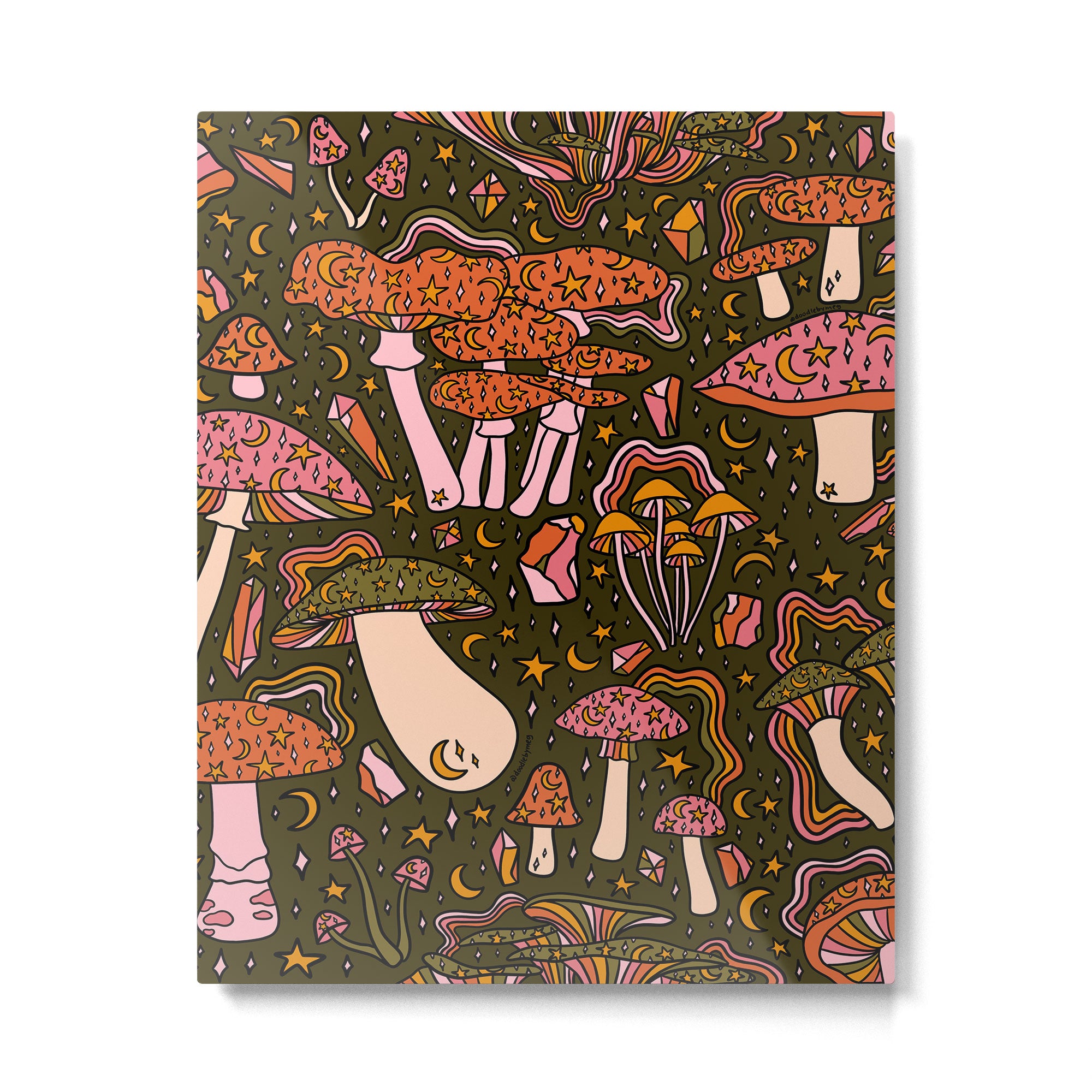 Magic Mushroom Print Metal Print Gallery Image 6