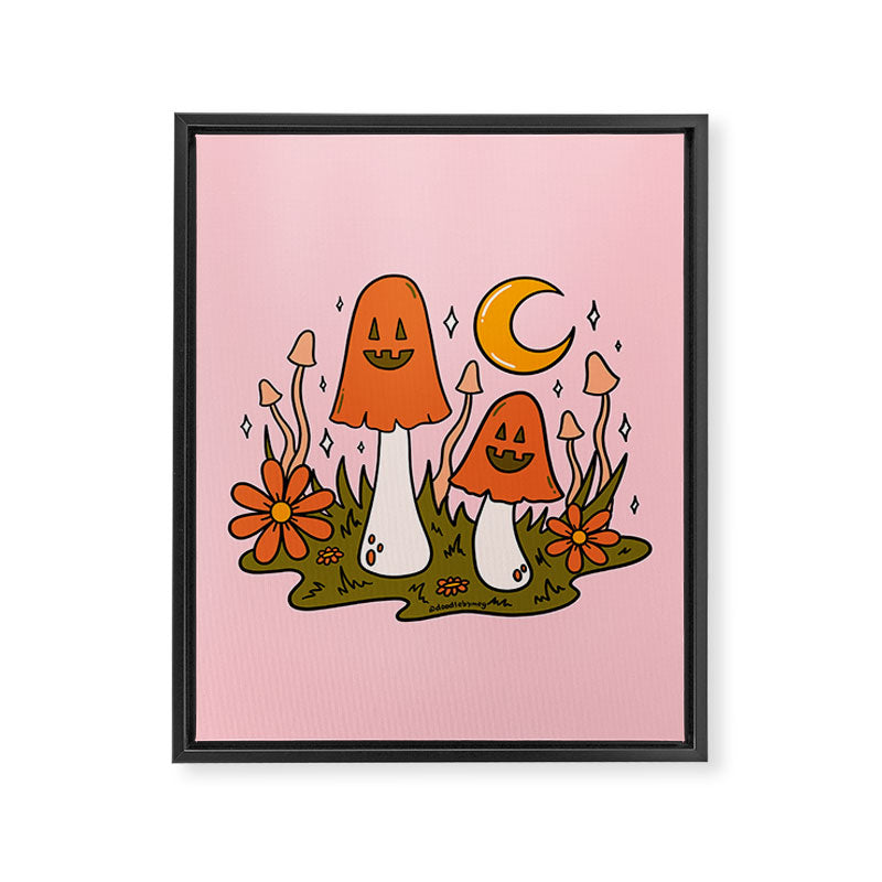 Magical Mushroom Framed Canvas Print Gallery Image 8