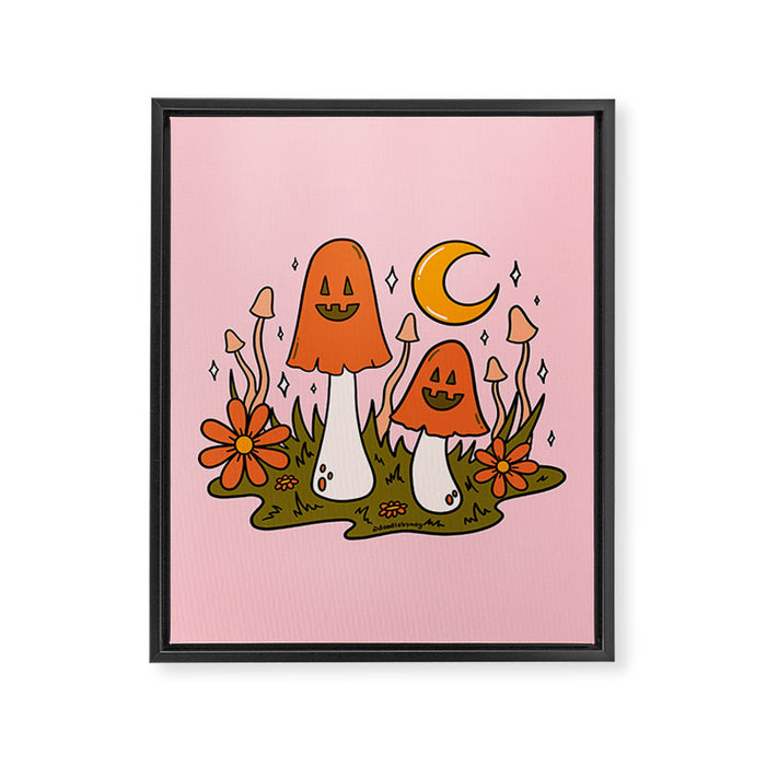 Magical Mushroom Framed Canvas Print Gallery Image 1
