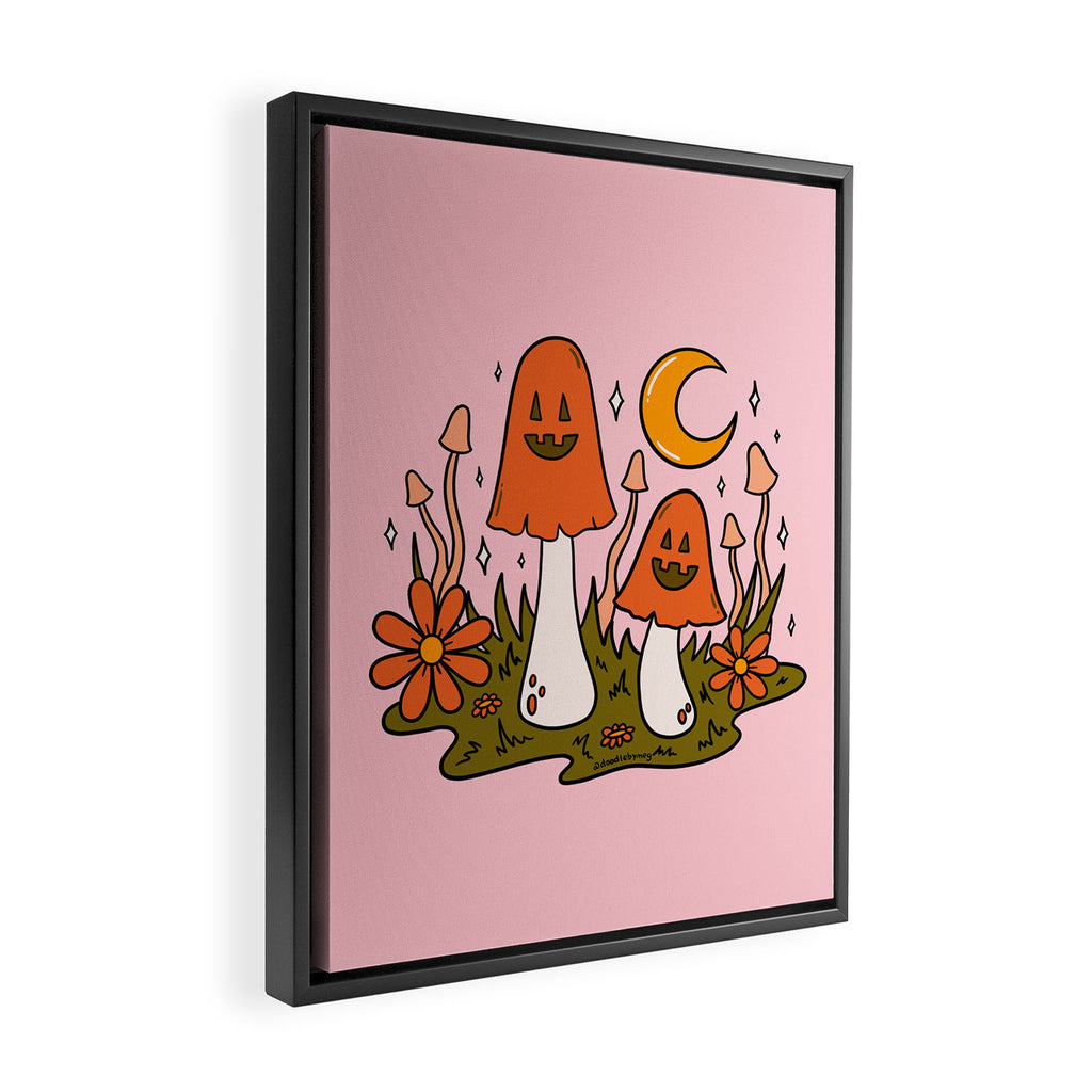 Magical Mushroom Framed Canvas Print Gallery Image 2