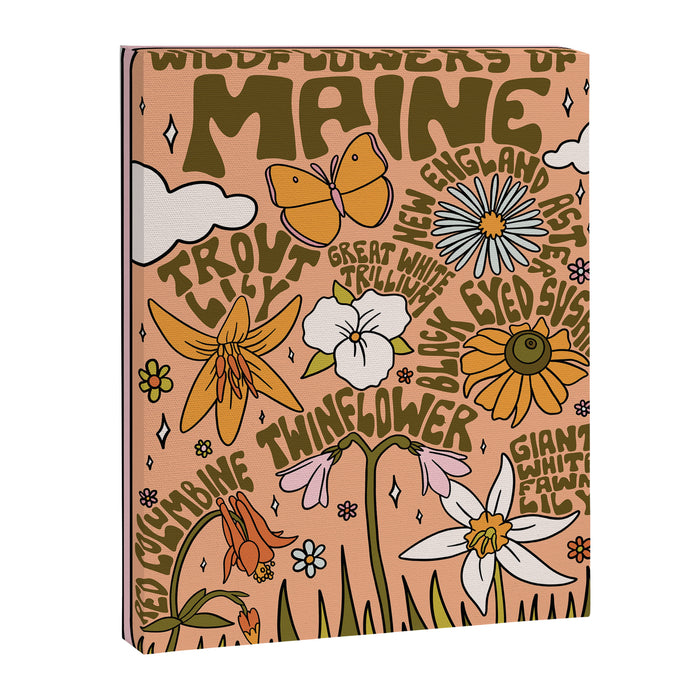 Maine Wildflowers Canvas Print Gallery Image 1