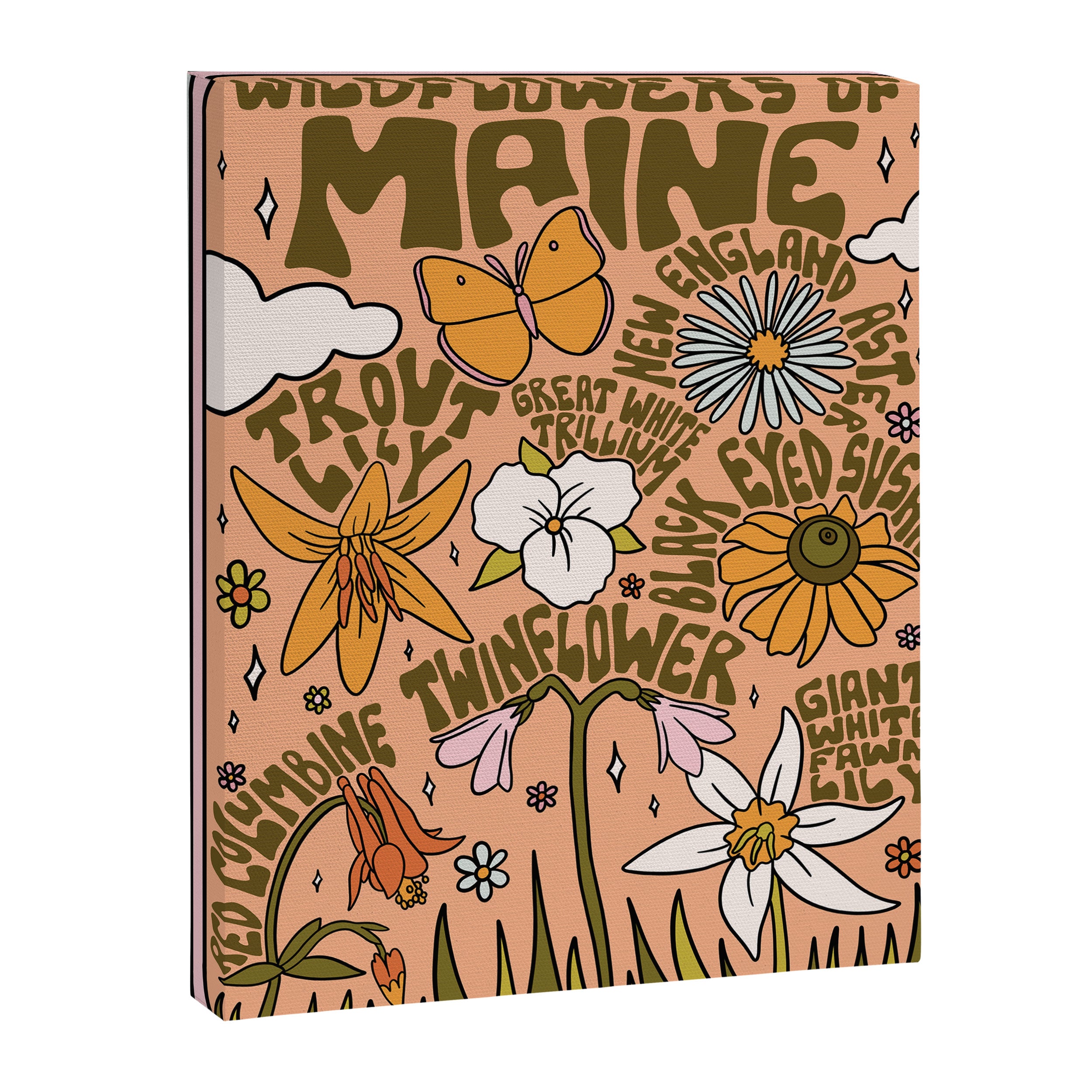 Maine Wildflowers Canvas Print Gallery Image 8