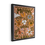 Maine Wildflowers Framed Canvas Print Gallery Image 2