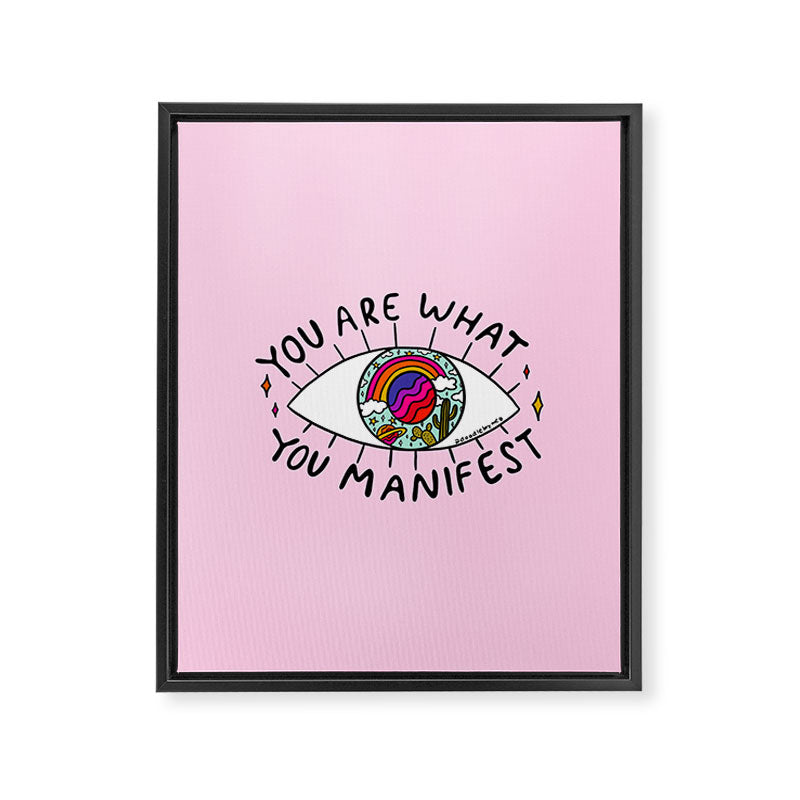 Manifest Framed Canvas Print Gallery Image 8