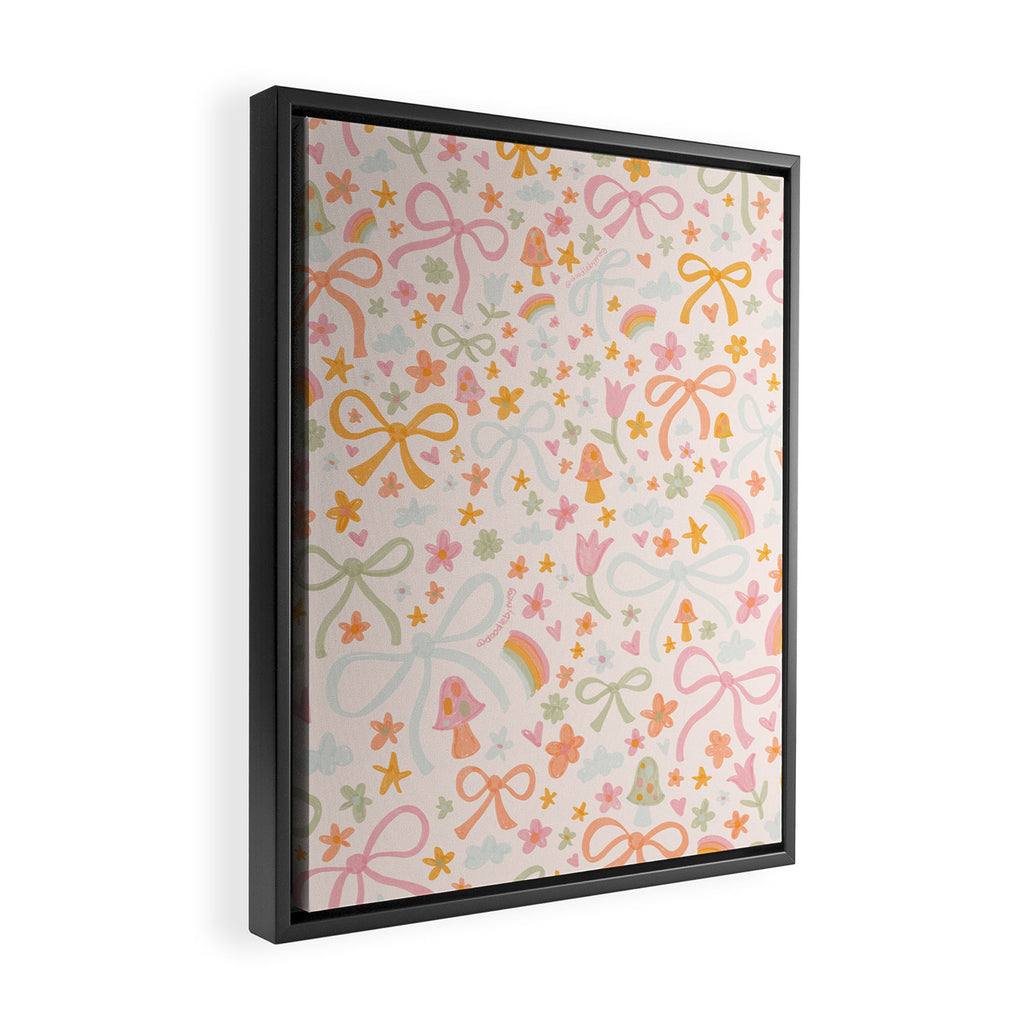 Marker Doodles Framed Canvas Print Gallery Image 2