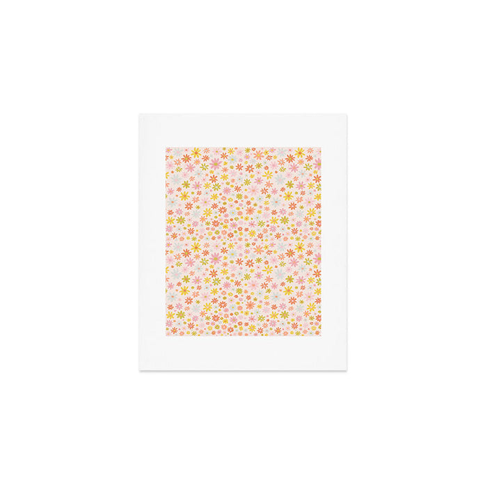 Marker Flowers Print Art Print Gallery Image 1