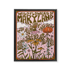 Maryland Wildflowers Framed Canvas Print Gallery Image 8