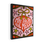 May Your Day Be Merry Framed Canvas Print Gallery Image 2