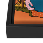 Meet Me Under the Leaves Framed Canvas Print Gallery Image 3