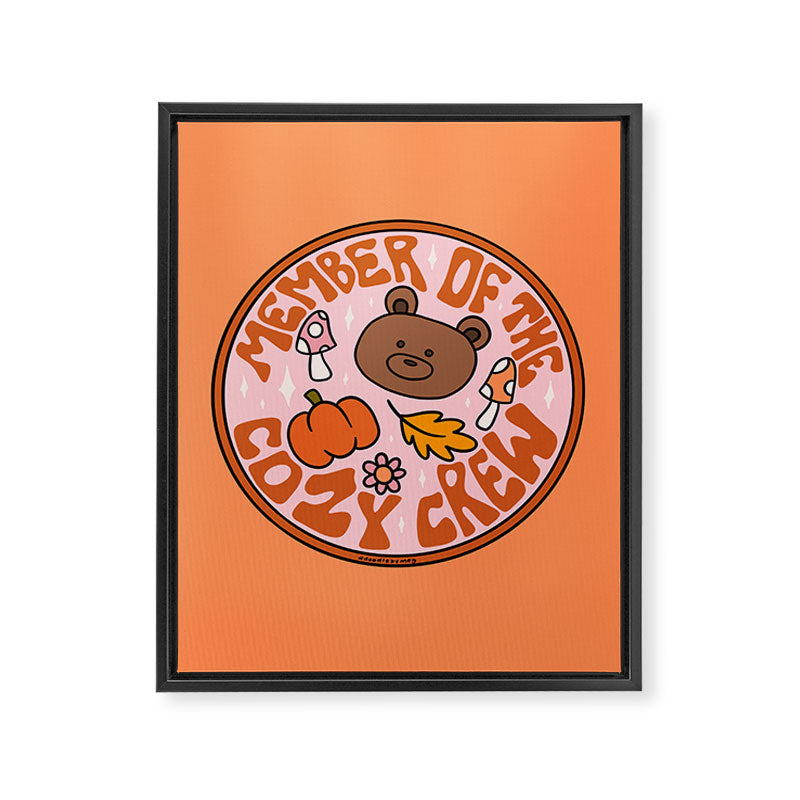 Member of Cozy Crew Framed Canvas Print Gallery Image 8