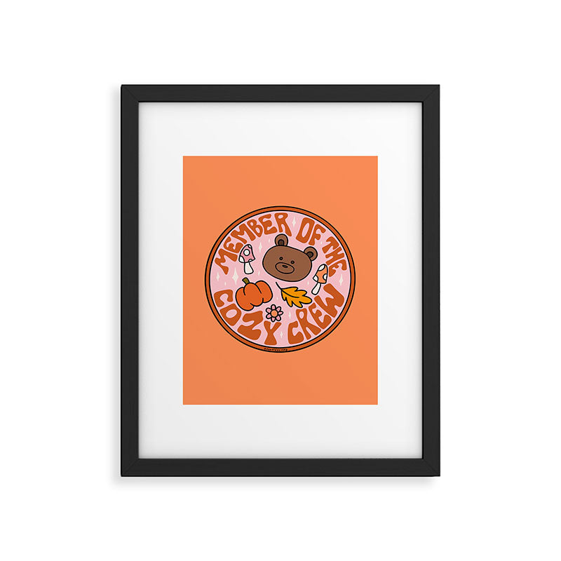 Member of Cozy Crew Framed Art Print Gallery Image 6