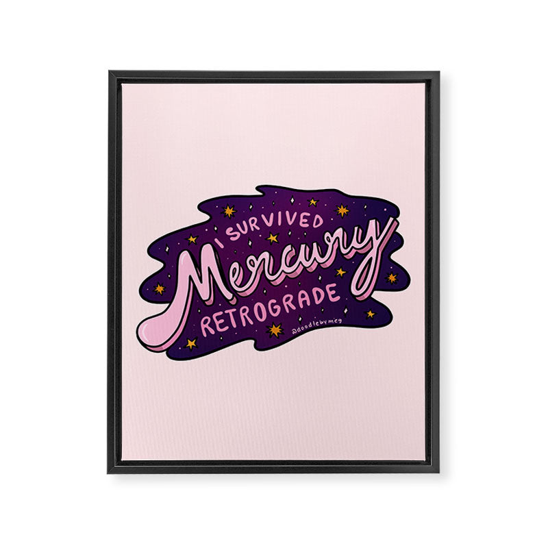 Mercury Retrograde Framed Canvas Print Gallery Image 8