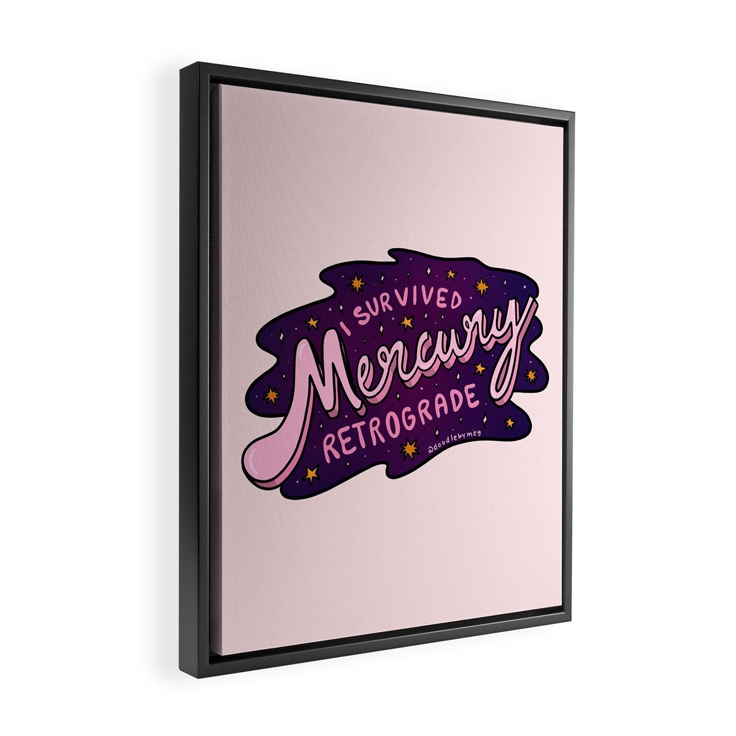 Mercury Retrograde Framed Canvas Print Gallery Image 2