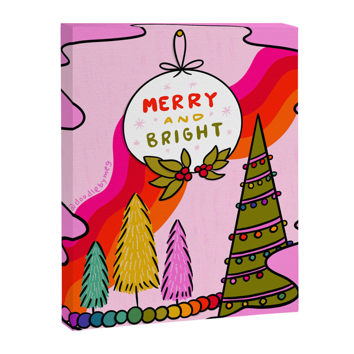 Merry and Bright Canvas Print Gallery Image 1