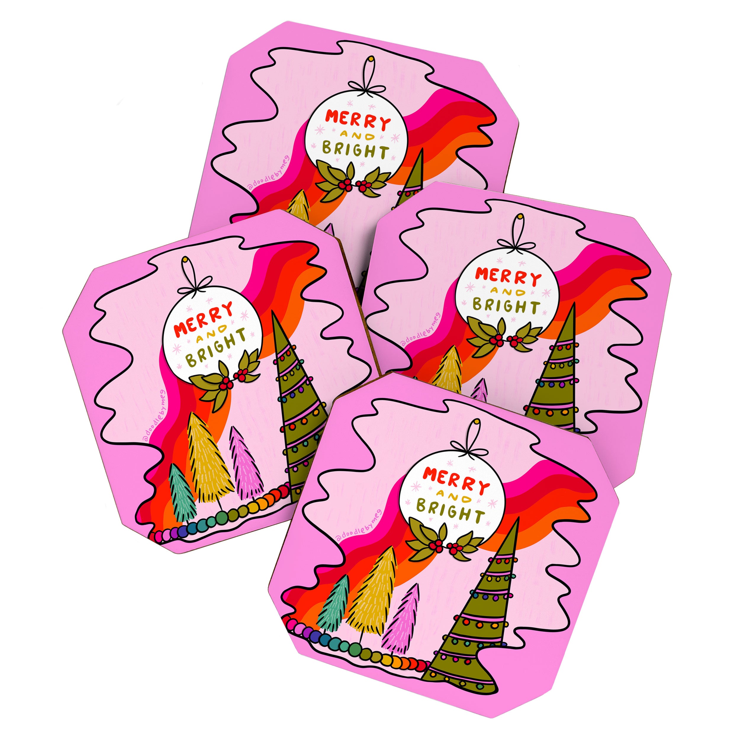 Merry and Bright Coaster Gallery Image 1