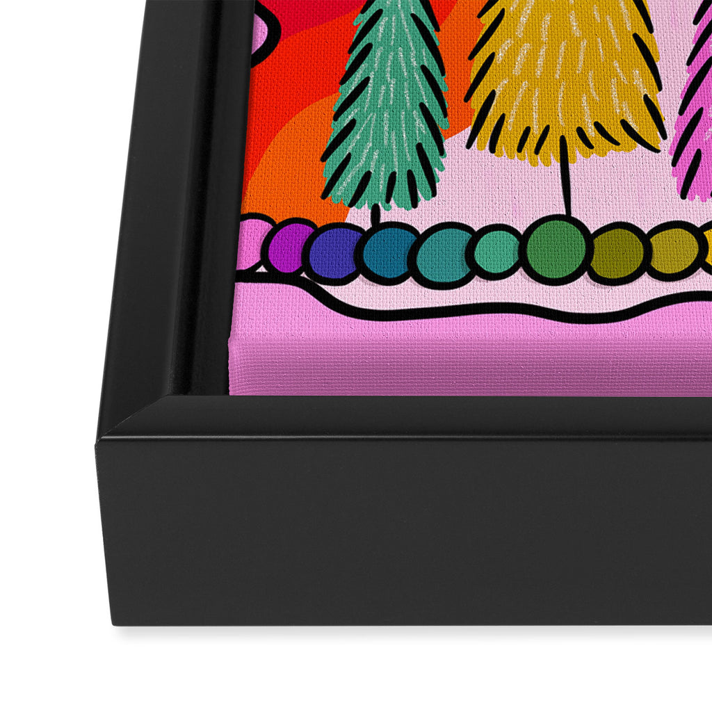 Merry and Bright Framed Canvas Print Gallery Image 3