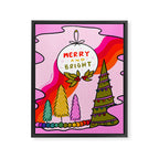 Merry and Bright Framed Canvas Print Gallery Image 8