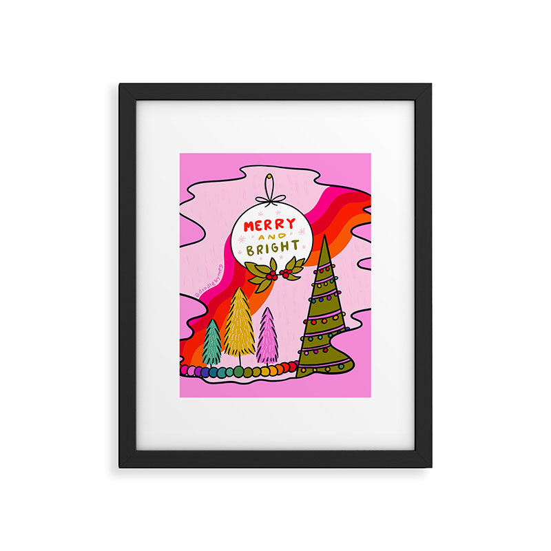 Merry and Bright Framed Art Print Gallery Image 6