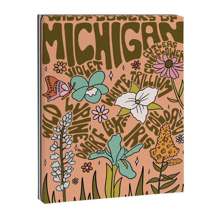 Michigan Wildflowers Canvas Print Gallery Image 1