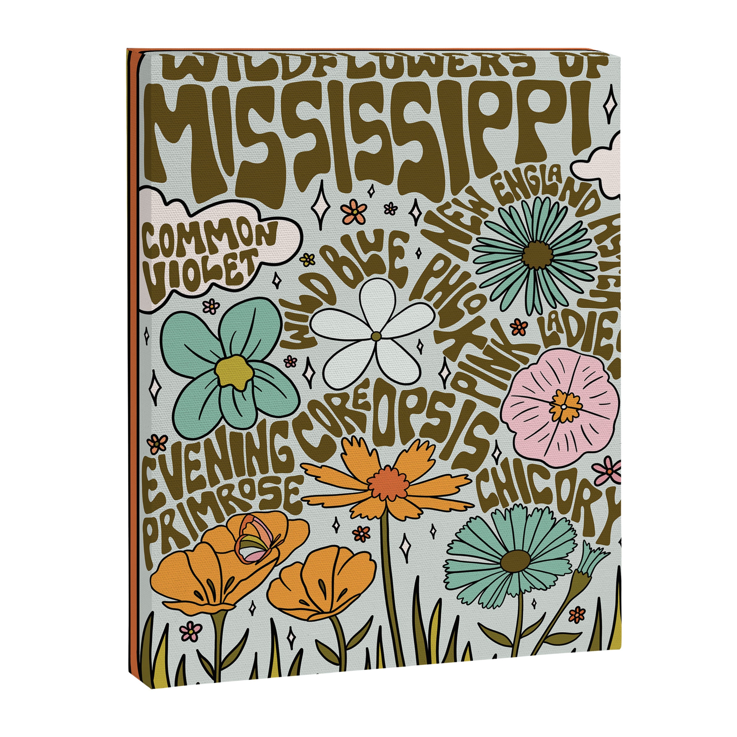 Mississippi Wildflowers Canvas Print Gallery Image 8