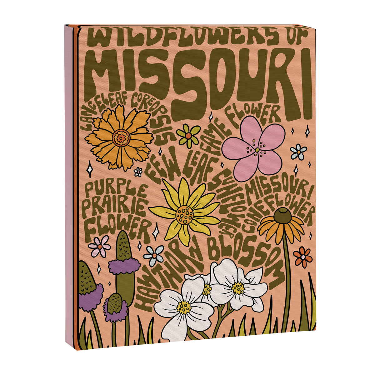 Missouri Wildflowers Canvas Print Gallery Image 8