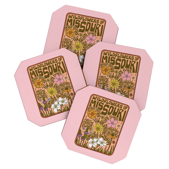 Missouri Wildflowers Coaster Gallery Image 1