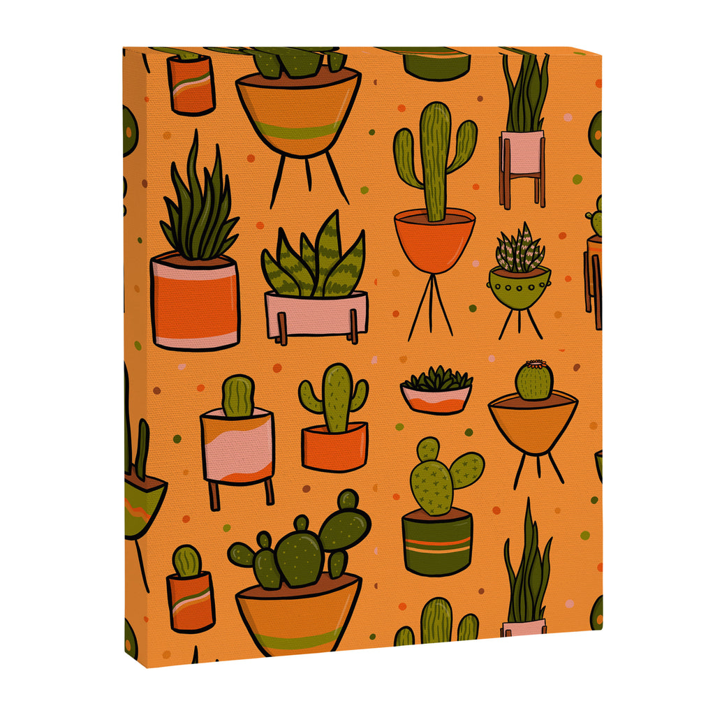 Modern Cactus Canvas Print Gallery Image 8