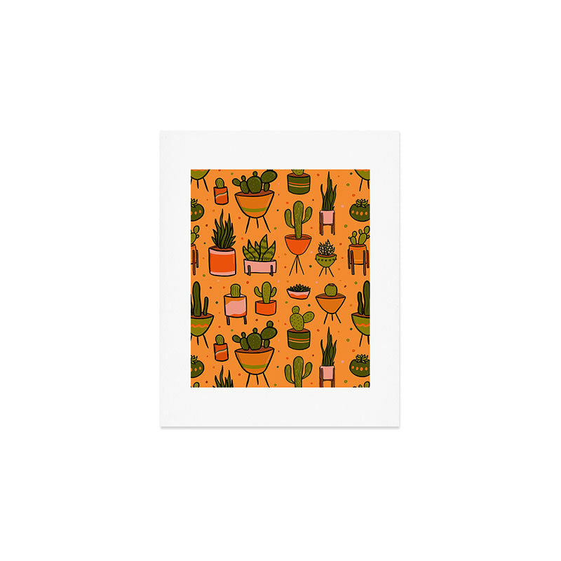 Modern Cactus Art Print Gallery Image 1