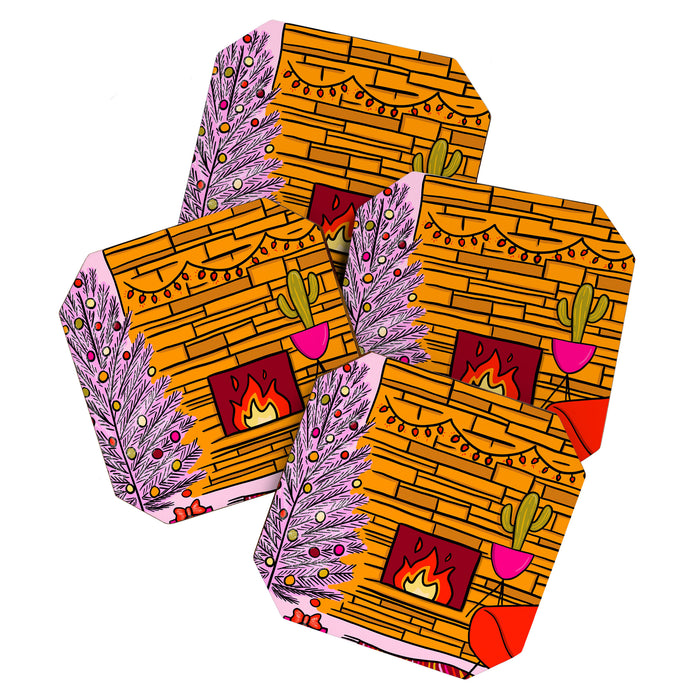 Modern Christmas Coaster Gallery Image 1
