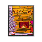 Modern Christmas Framed Canvas Print Gallery Image 8