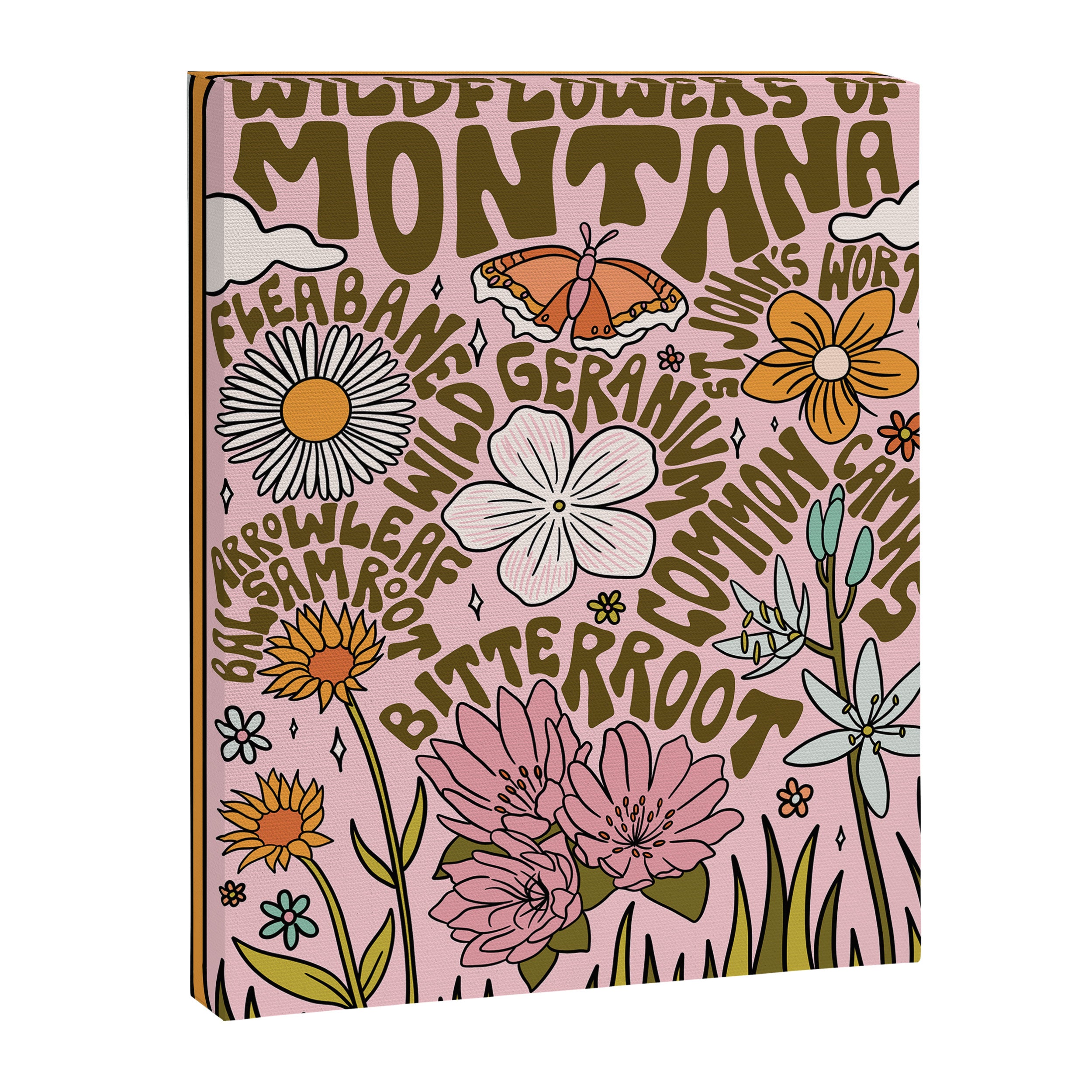 Montana Wildflowers Canvas Print Gallery Image 8