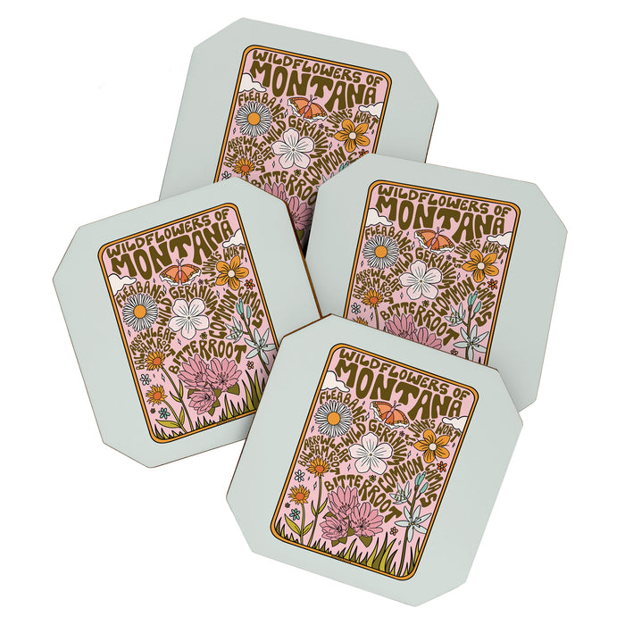 Montana Wildflowers Coaster Gallery Image 1