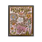 Montana Wildflowers Framed Canvas Print Gallery Image 8