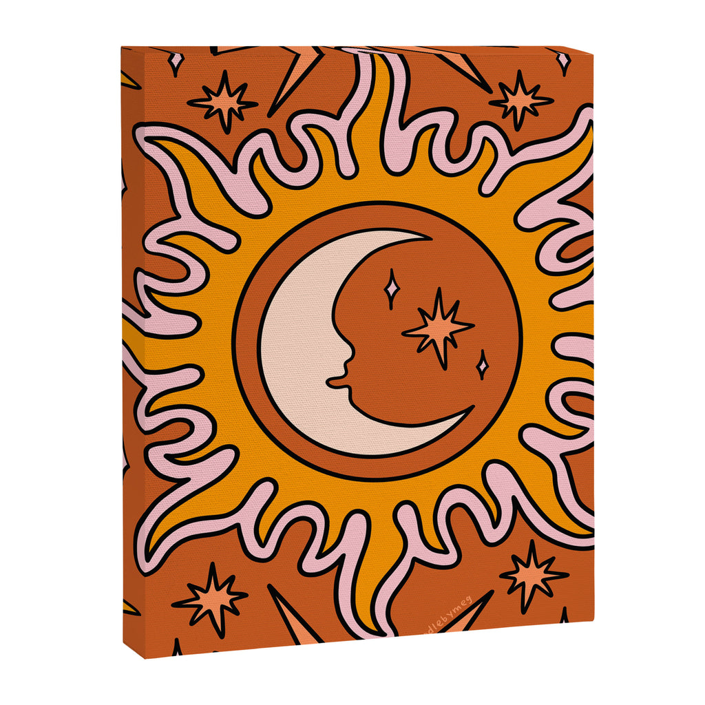 Moon Sun And Stars Canvas Print Gallery Image 8