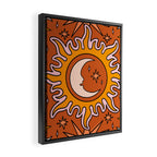 Moon Sun And Stars Framed Canvas Print Gallery Image 2