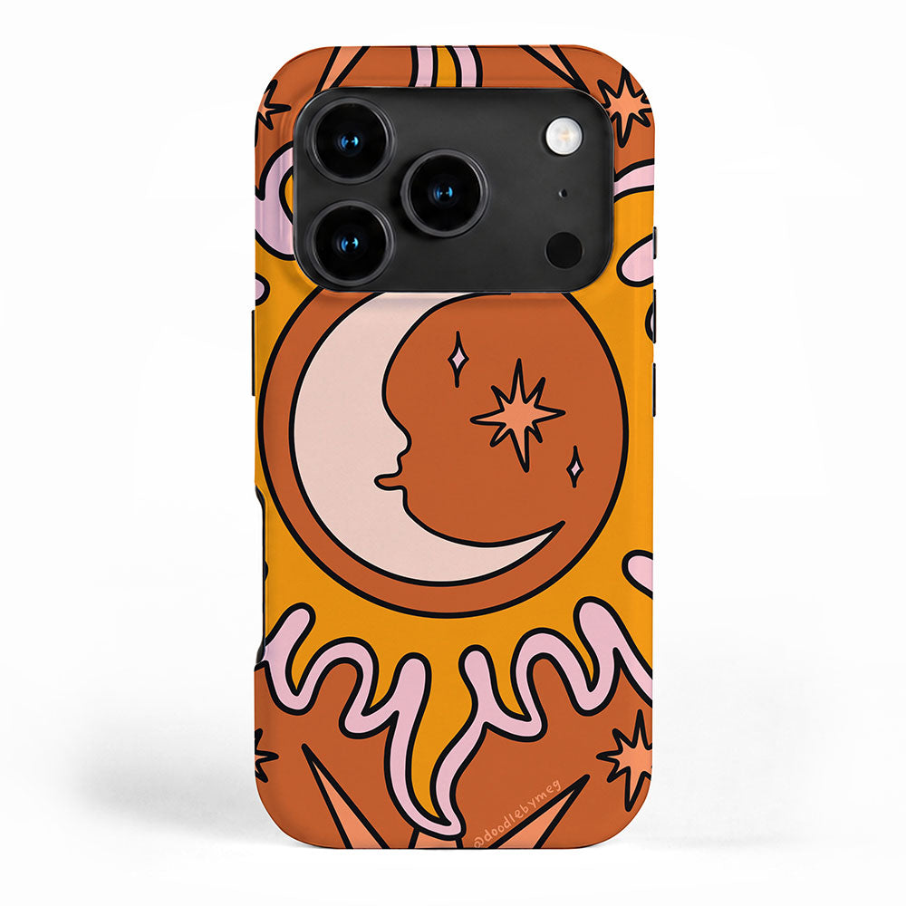 Moon Sun And Stars iPhone Case Gallery Image 1