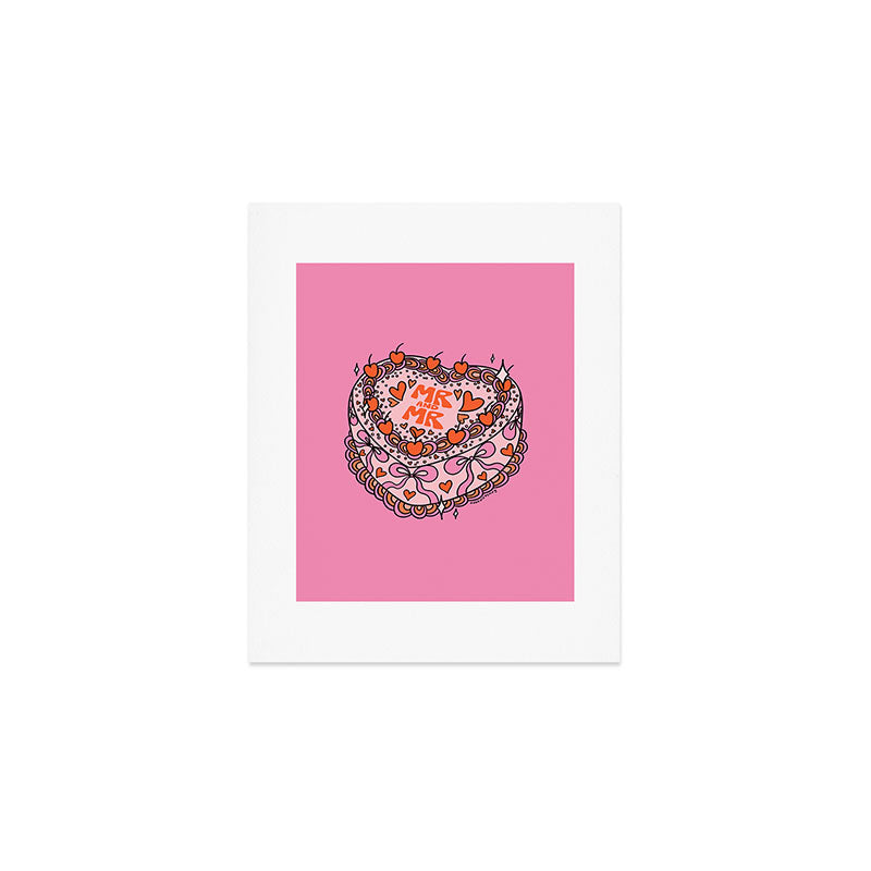 Mr. and Mr. Cake Art Print Gallery Image 1