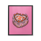 Mr. and Mr. Cake Framed Canvas Print Gallery Image 8