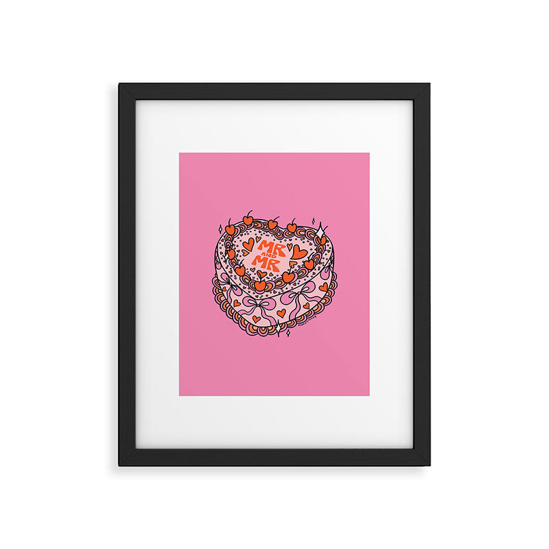 Mr. and Mr. Cake Framed Art Print Gallery Image 6