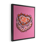 Mr. and Mrs. Cake Framed Canvas Print Gallery Image 2