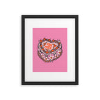 Mr. and Mrs. Cake Framed Art Print Gallery Image 6