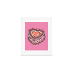 Mrs. and Mrs. Cake Art Print Gallery Image 1
