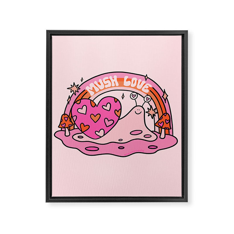 Mush Love Framed Canvas Print Gallery Image 8